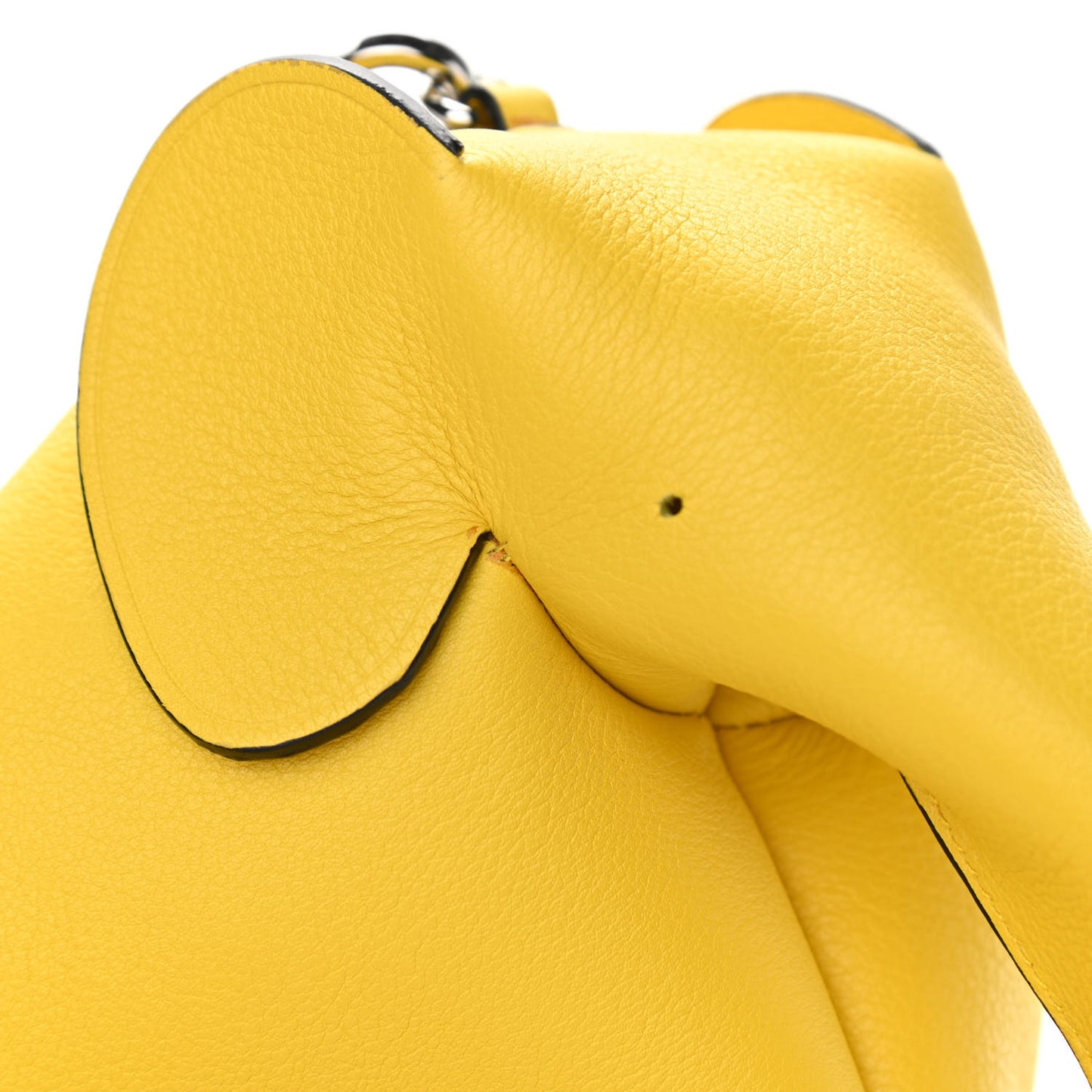 Calfskin Mini Elephant Crossbody Bag Yellow