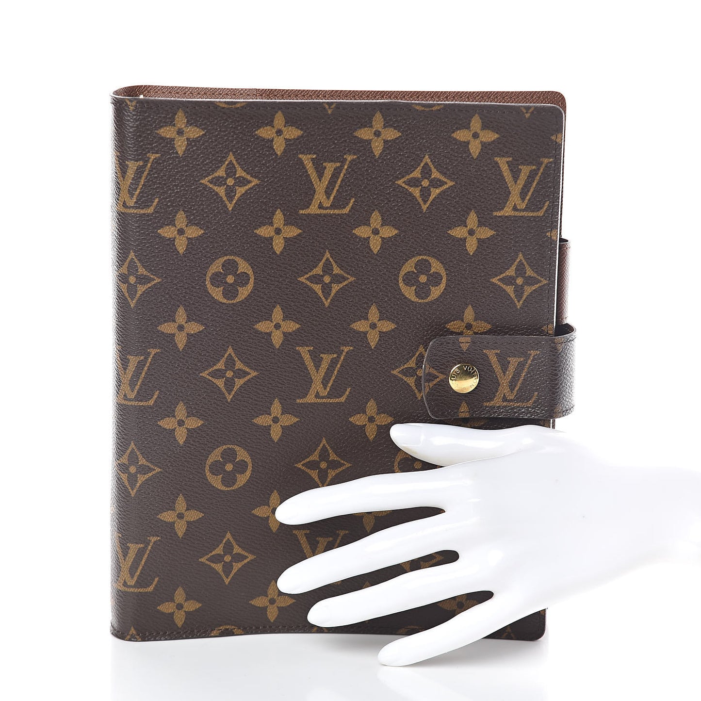 Monogram Large Ring Agenda Cover