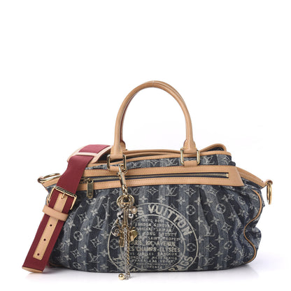 Louis Vuitton Denim Raye Cabas GM 1 of 10