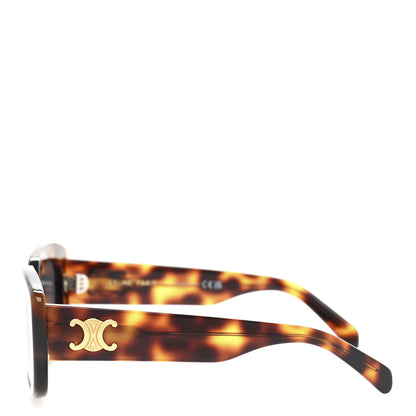 Celine Acetate Triomphe 04 Sunglasses CL 40216U Dark Havana 3 of 8
