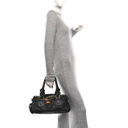 Chloe Calfskin Medium Paddington Satchel Black 2 of 10
