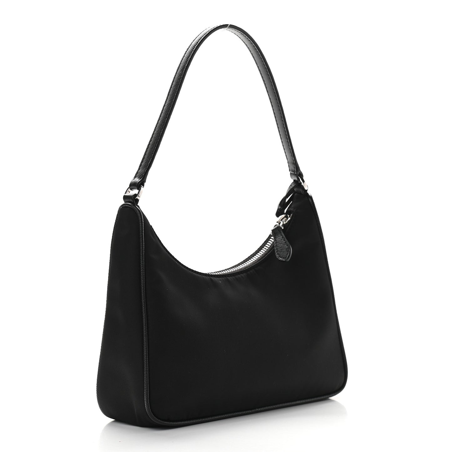 Tessuto Nylon Saffiano Mini Re-Edition 2005 Bag Black