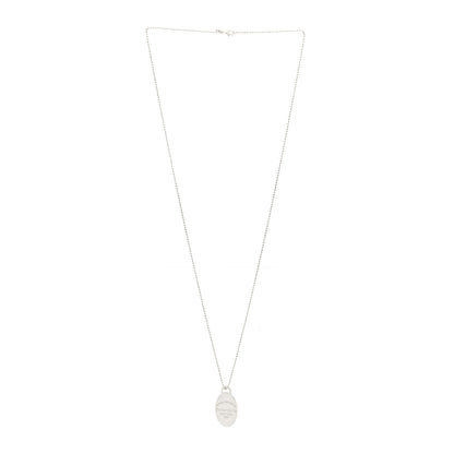 Tiffany Sterling Silver Return to Tiffany Oval Dog Tag Necklace 3 of 5