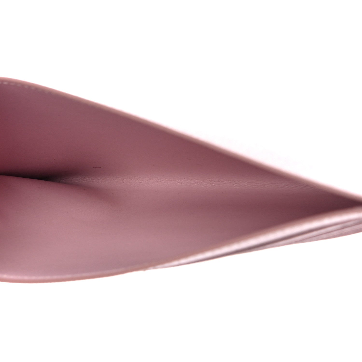 Louis Vuitton Calfskin Felicie Card Holder Insert Rose Ballerine 5 of 9