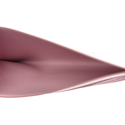 Louis Vuitton Calfskin Felicie Card Holder Insert Rose Ballerine 5 of 9