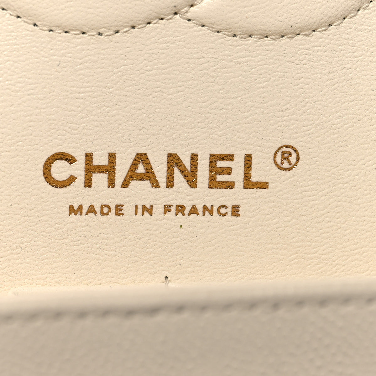 Caviar Quilted Medium Double Flap White