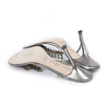 Jimmy Choo Crystal Beaded Heels 41 4 of 9
