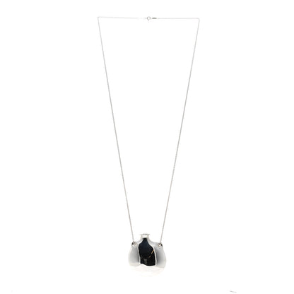 Tiffany Sterling Silver Extra Large Elsa Peretti Bottle Pendant Necklace 3 of 4
