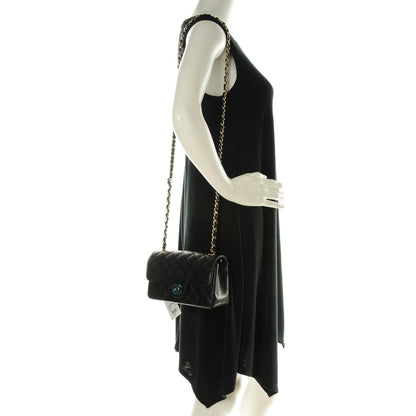 Chanel Caviar Quilted Mini Rectangular Flap Black 2 of 7