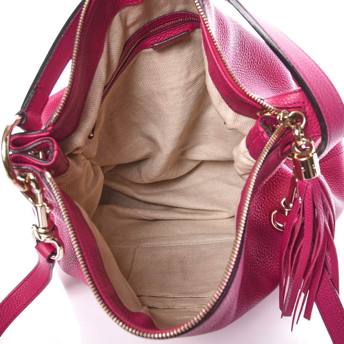 Cellarius Calfskin Large Soho Hobo Bright Bouganville