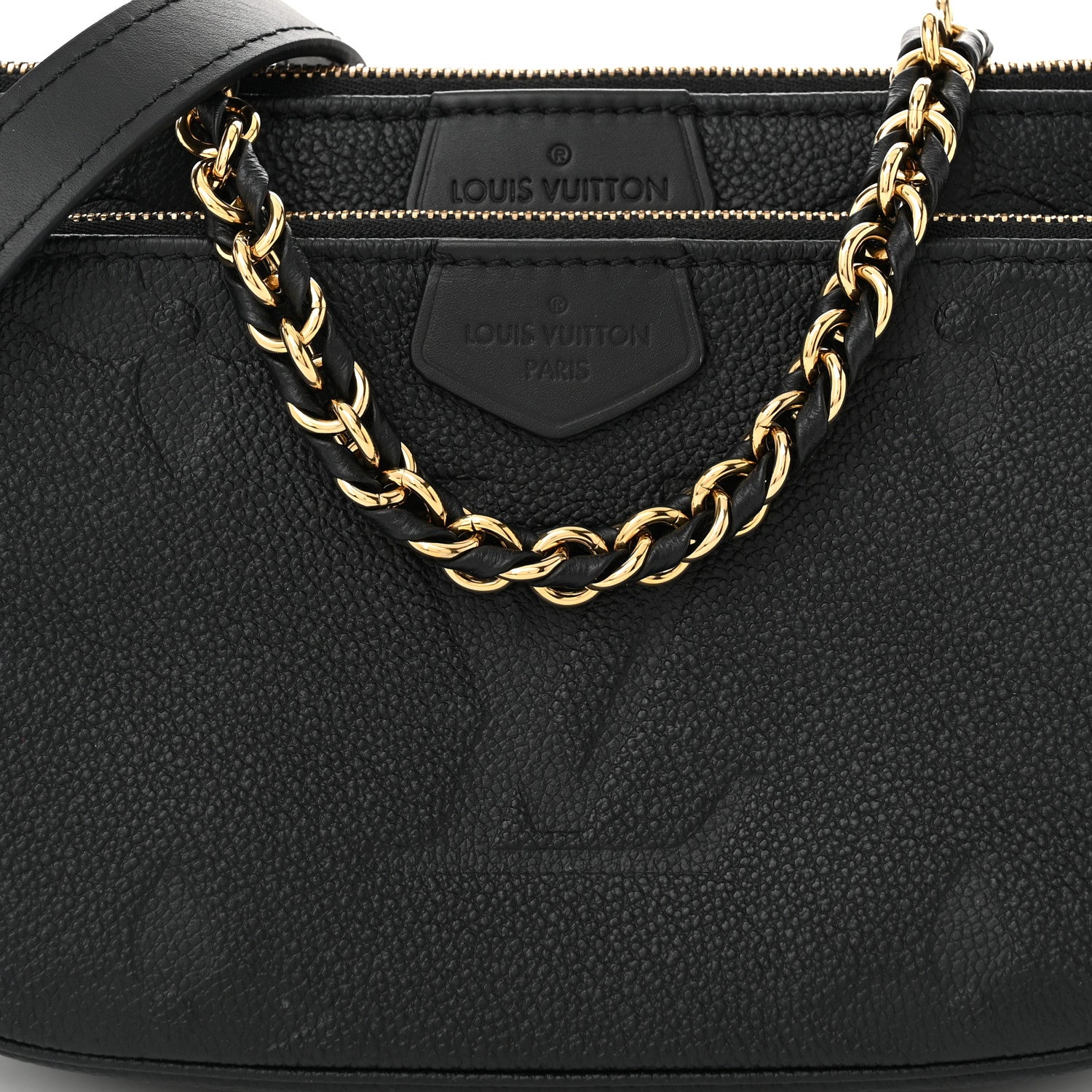 Louis Vuitton Empreinte Monogram Giant Multi Pochette Accessories Black 8 of 10