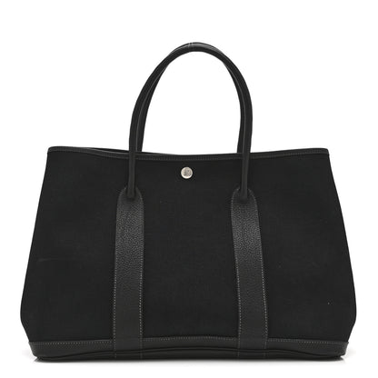 Hermes Toile Negonda Garden Party Tote 36 MM Black 1 of 9
