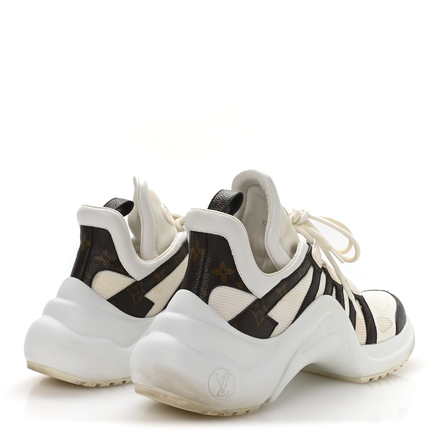 Louis Vuitton Patent Monogram LV Archlight Sneakers 41 White 5 of 8