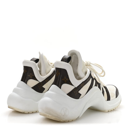 Louis Vuitton Patent Monogram LV Archlight Sneakers 41 White 5 of 8