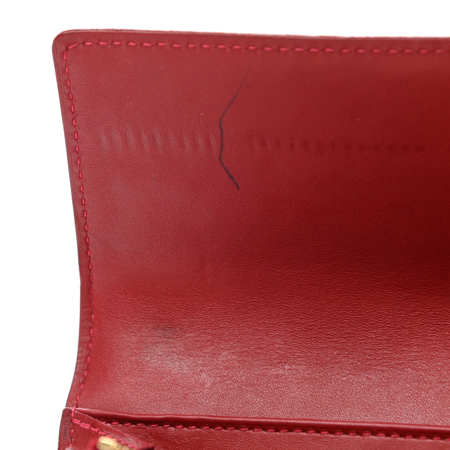 Louis Vuitton Vernis Sarah Wallet Pomme D'Amour 8 of 9