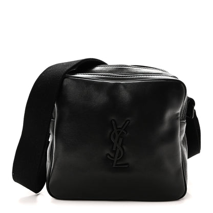 Saint Laurent Lambskin Monogram Niki Cube Camera Bag Black 1 of 10
