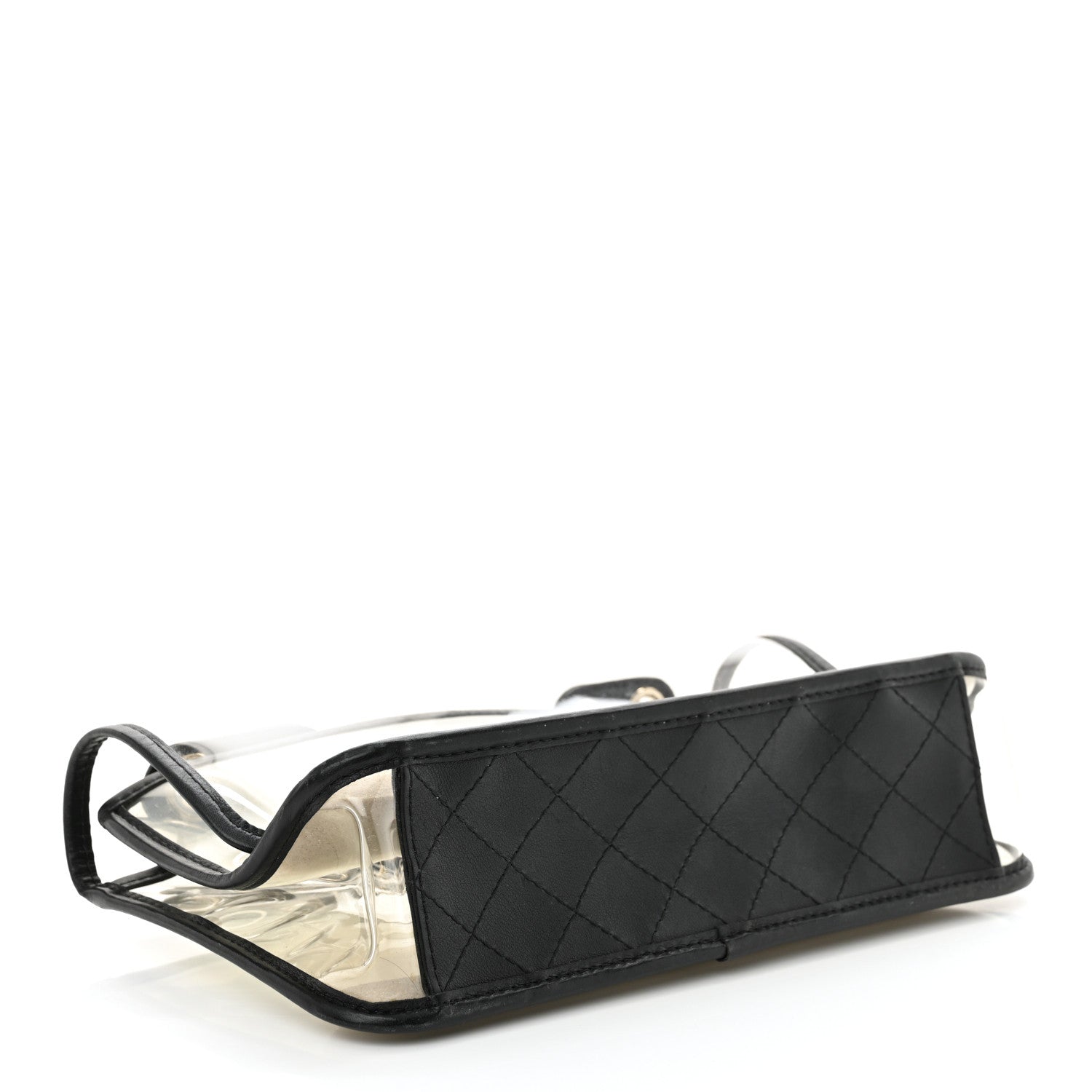 Chanel Lambskin PVC Medium Sand By The Sea Flap Black 4 of 11