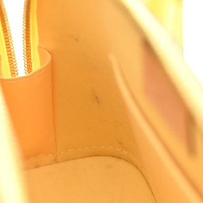 Louis Vuitton Vernis Alma BB Citrine 10 of 10