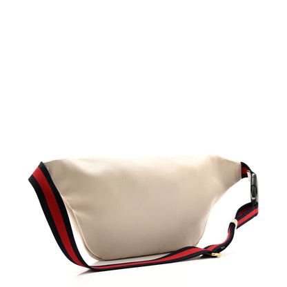 Gucci Grained Calfskin Logo Belt Bag White 3 of 11