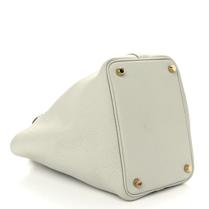 Hermes Taurillon Clemence Picotin Lock 18 Gris Neve 4 of 10