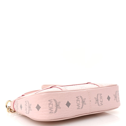 MCM Visetos Nappa Mini Delmy Chain Shoulder Bag Powder Pink 4 of 9