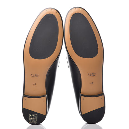 Gucci Calfskin Womens Jordaan Loafers 40 Black 7 of 11