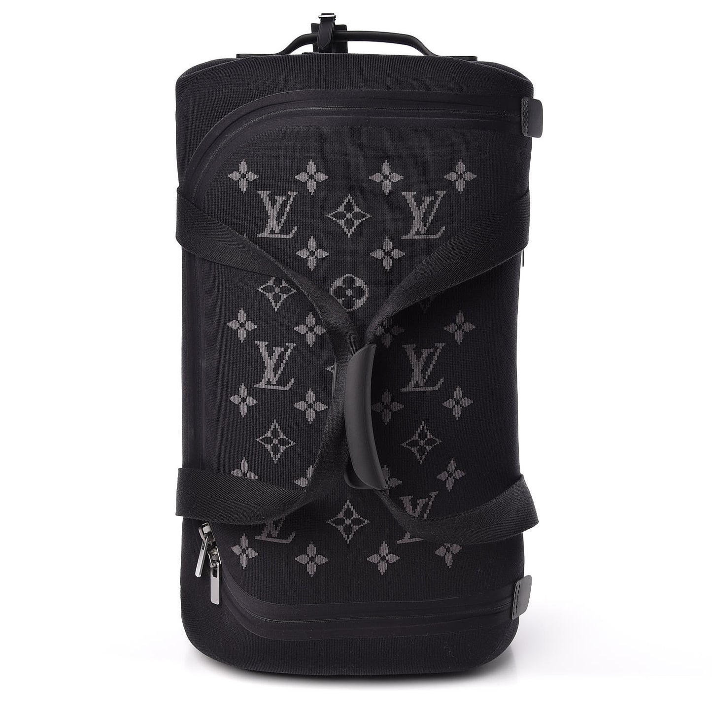 Knit Monogram Horizon Soft Duffle 55 Black