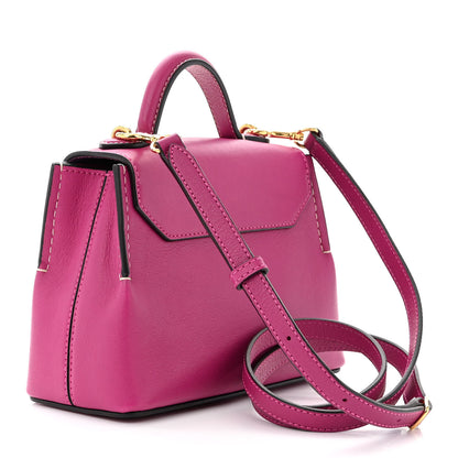 Mulberry Small Classic Grain Calfskin Micro Seaton Pink 3 of 9