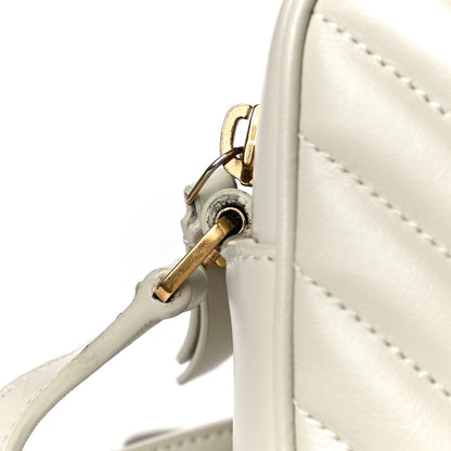 Saint Laurent Calfskin Matelasse Monogram Lou Camera Bag Crema Soft 12 of 14