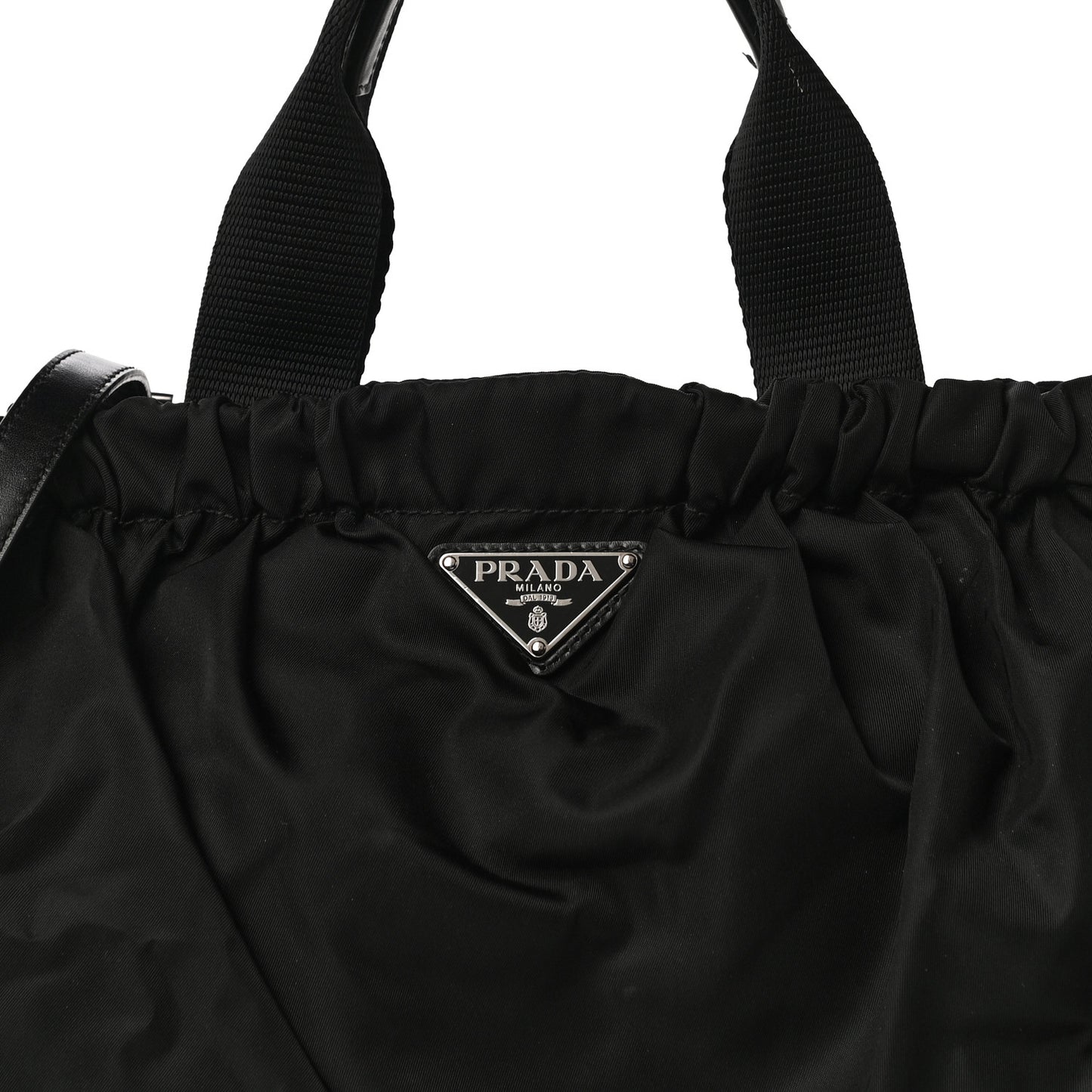 Tessuto Nylon Shoulder Bag Black