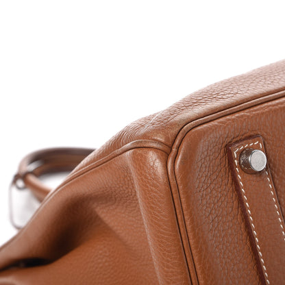 Hermes Taurillon Clemence Birkin 35 Gold 37 of 43