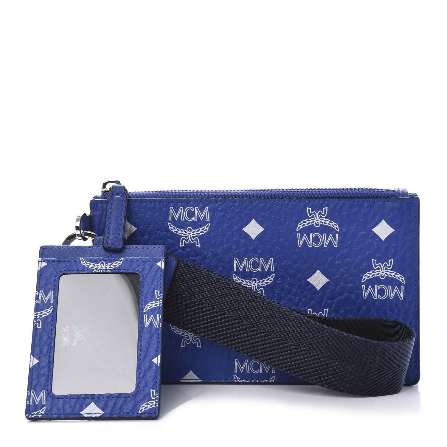 MCM Visetos Multifunction Pouch Blue 1 of 9