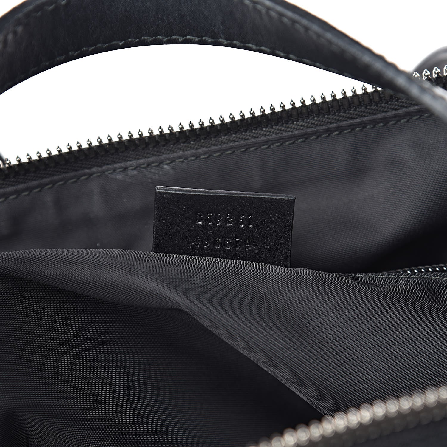 Gucci GG Supreme Monogram Web Medium Zippered Tote Beige Black 7 of 15