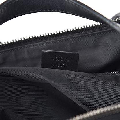 Gucci GG Supreme Monogram Web Medium Zippered Tote Beige Black 7 of 15