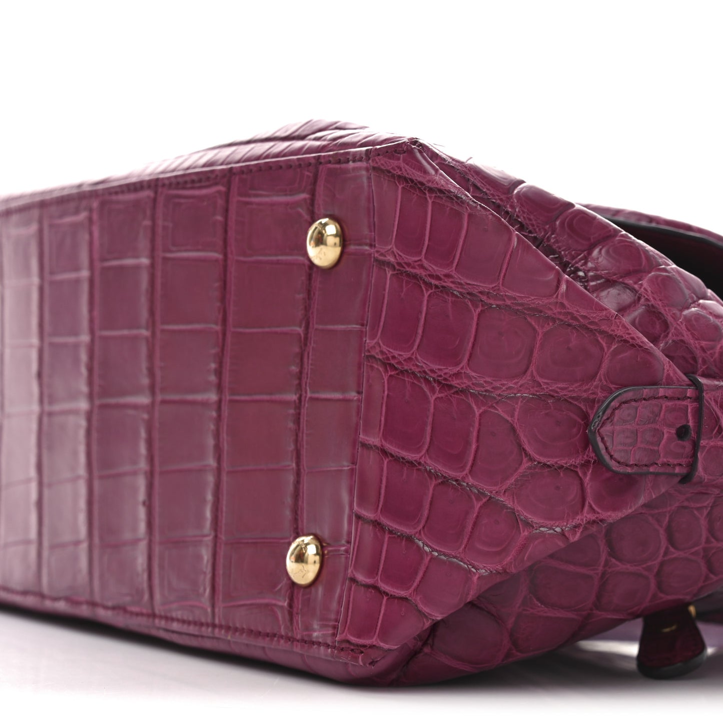 Alligator Fiamma Bag Pink