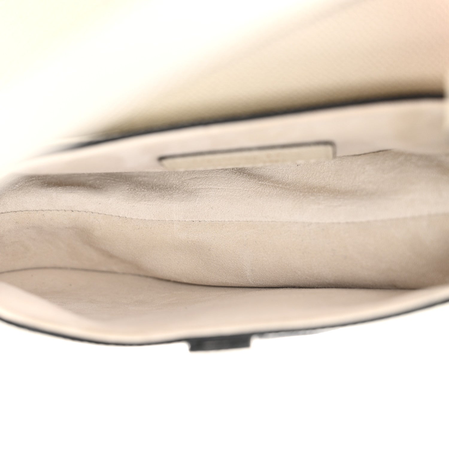 Christian Dior Grained Calfskin Mini Saddle Bag With Strap White 5 of 11