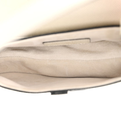 Christian Dior Grained Calfskin Mini Saddle Bag With Strap White 5 of 11