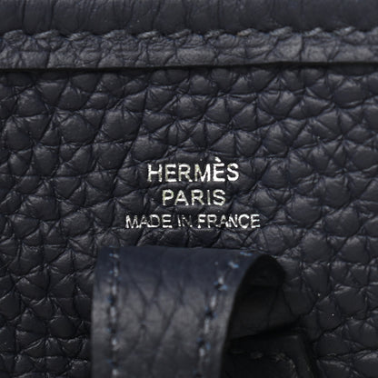 Hermes Taurillon Clemence Amazone Evelyne TPM Bleu Nuit Bleu Indigo 6 of 9