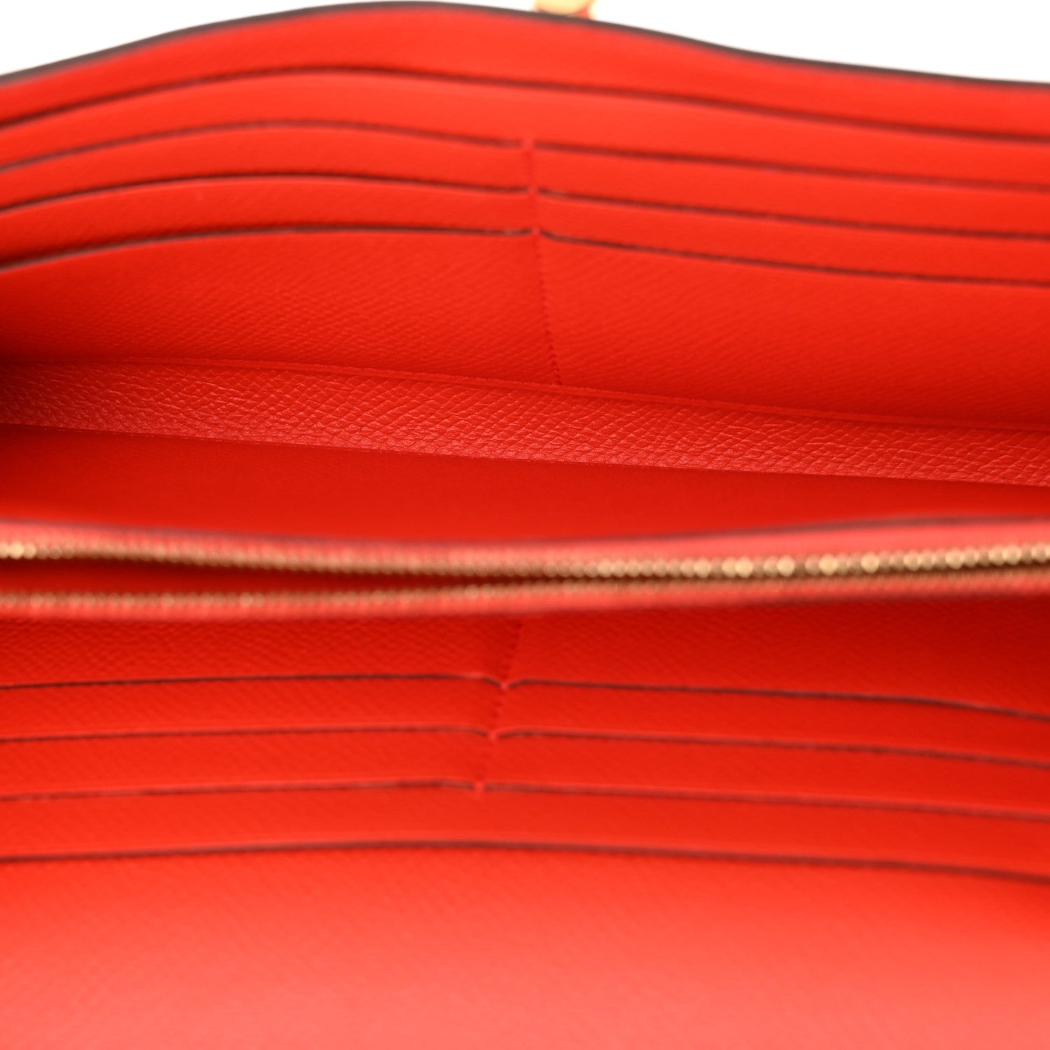 Hermes Epsom Kelly Longue Wallet Orange Poppy 5 of 8