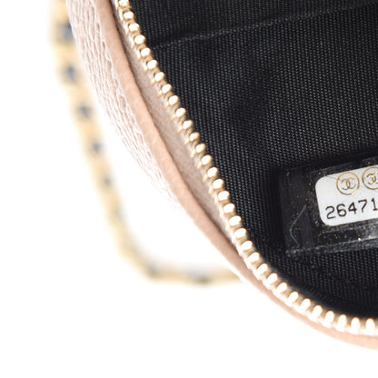 Chanel Caviar Quilted Round Filigree Crossbody Beige Black 7 of 10