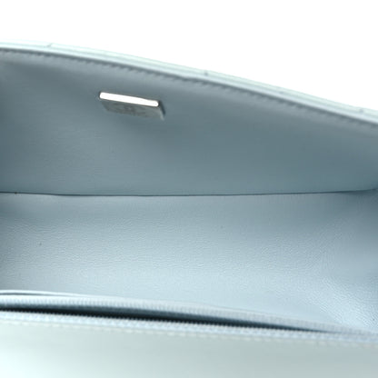 Chanel Aged Calfskin Chevron Quilted 2.55 Reissue Mini Flap Light Blue 5 of 10