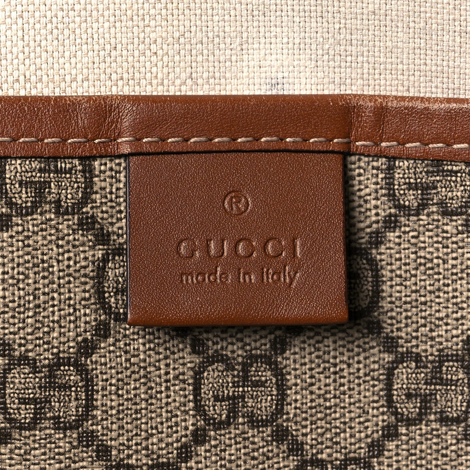 Gucci GG Plus Monogram Medium Signature Web Loop Tote Brown 5 of 10