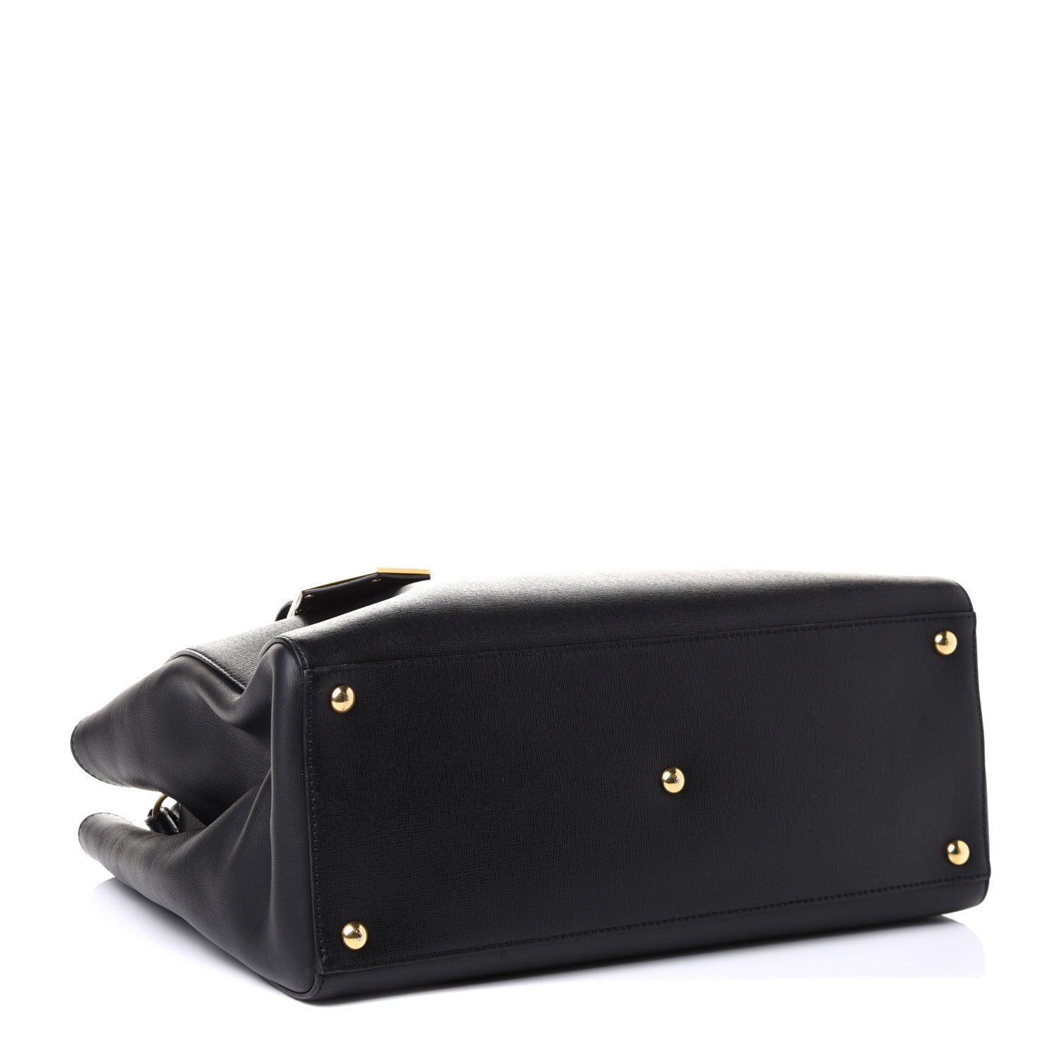 Fendi Vitello Elite Medium 2Jours Tote Black 5 of 14