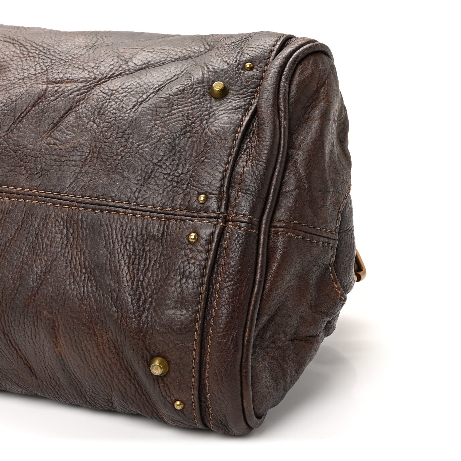 Chloe Calfskin Medium Paddington Satchel Chocolate 9 of 9