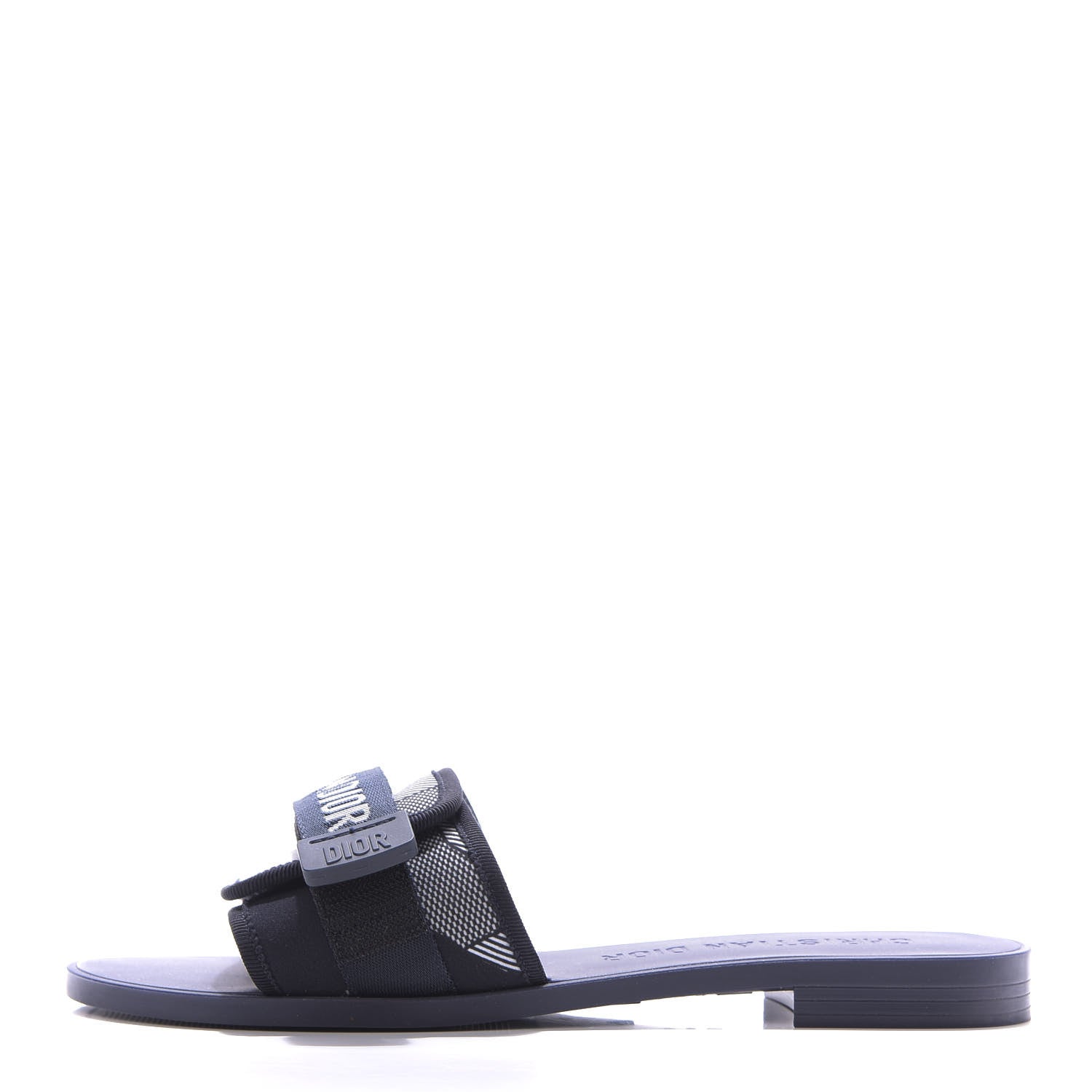 Christian Dior Canvas Dior(e)volution Mule Slide Sandals 39 Deep Blue 1 of 10