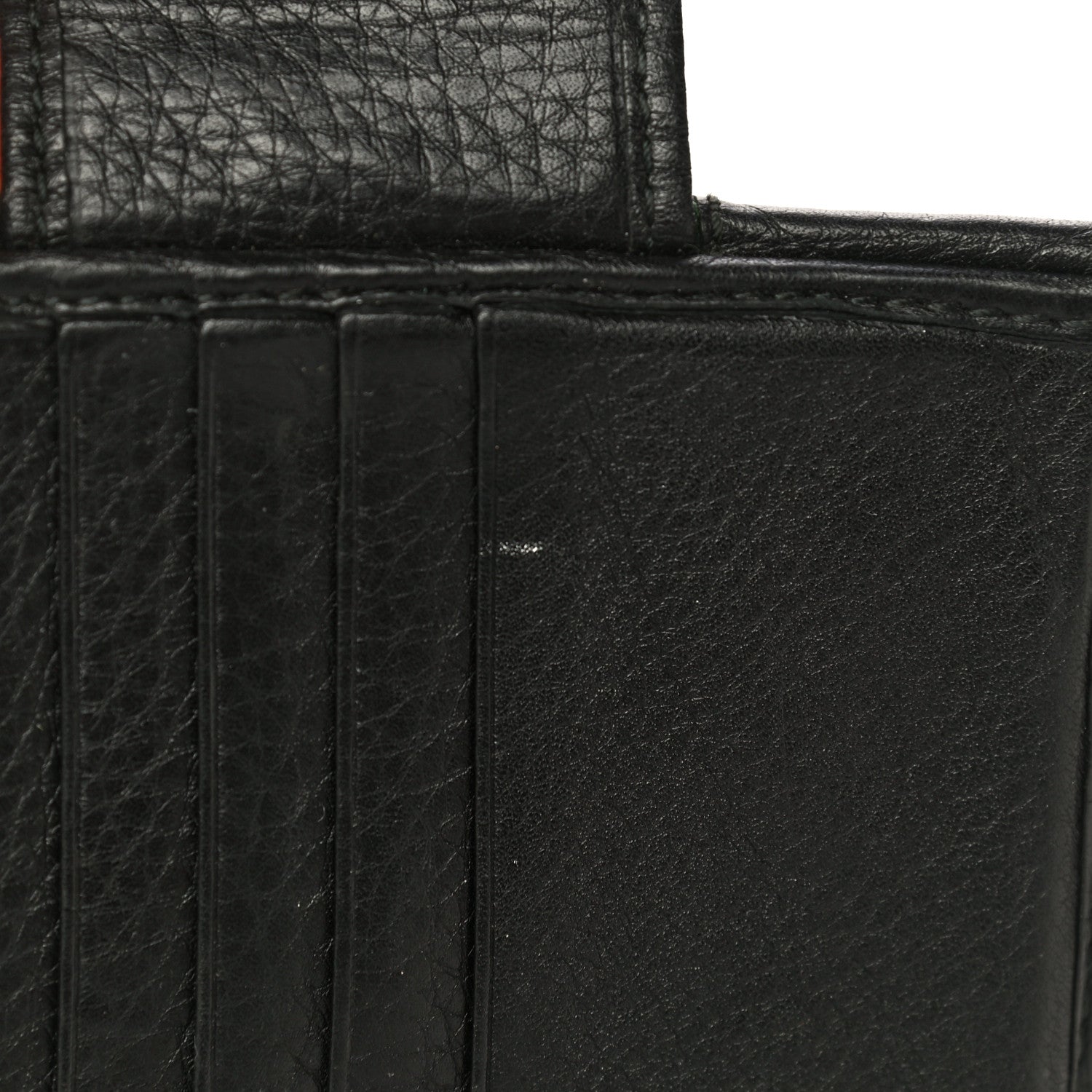 Gucci Calfskin Web Horsebit French Flap Wallet Black 12 of 21