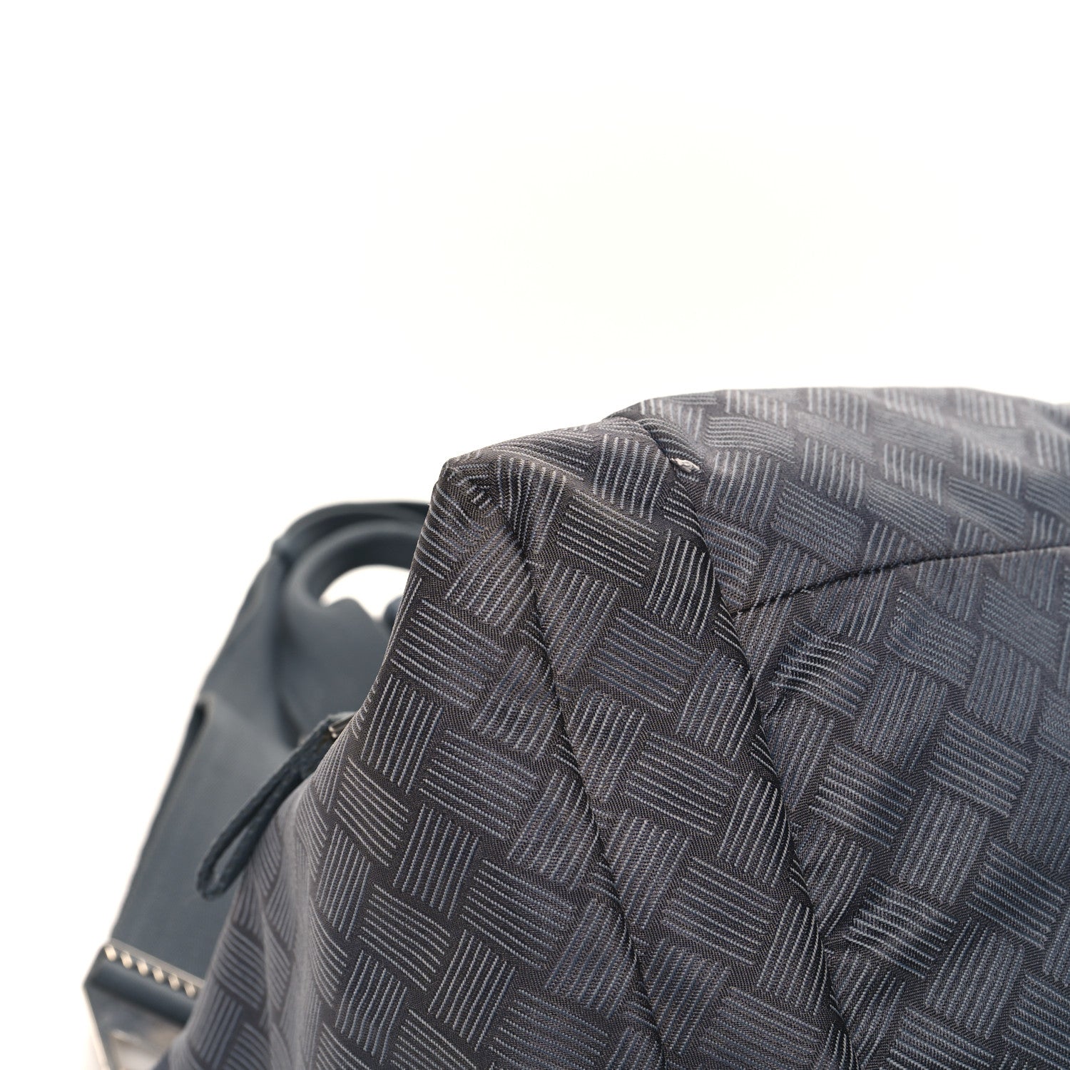 Bottega Veneta Nylon Triangle Gym Bag Grey 10 of 13