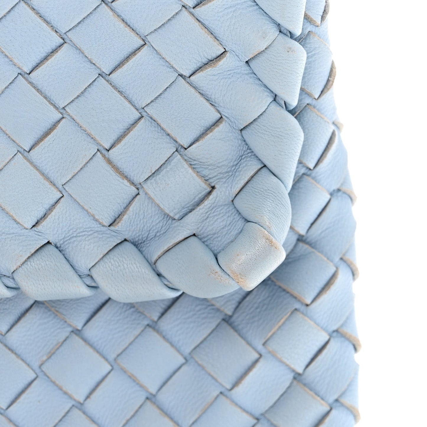 Nappa Intrecciato Large Olimpia Bag Light Blue
