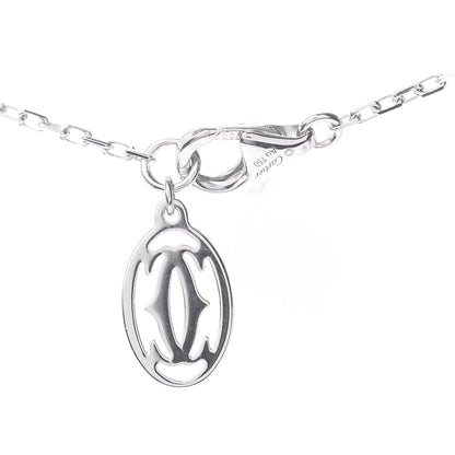 Cartier 18K White Gold Diamond SM D'Amour Pendant Necklace 4 of 4