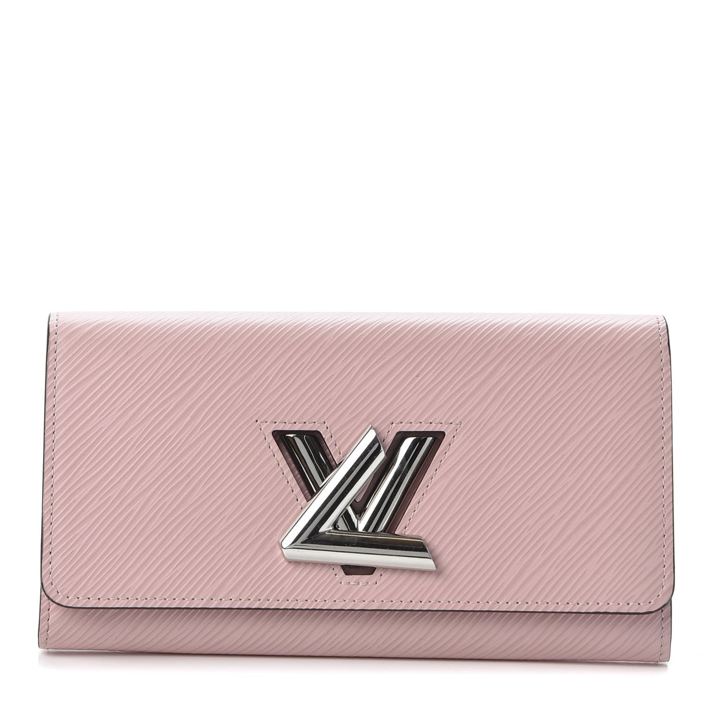 Epi Twist Wallet Rose Ballerine